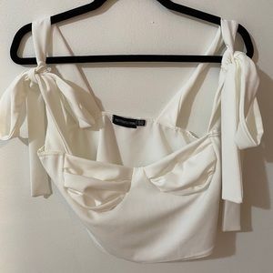 Cup Detail Crop Top